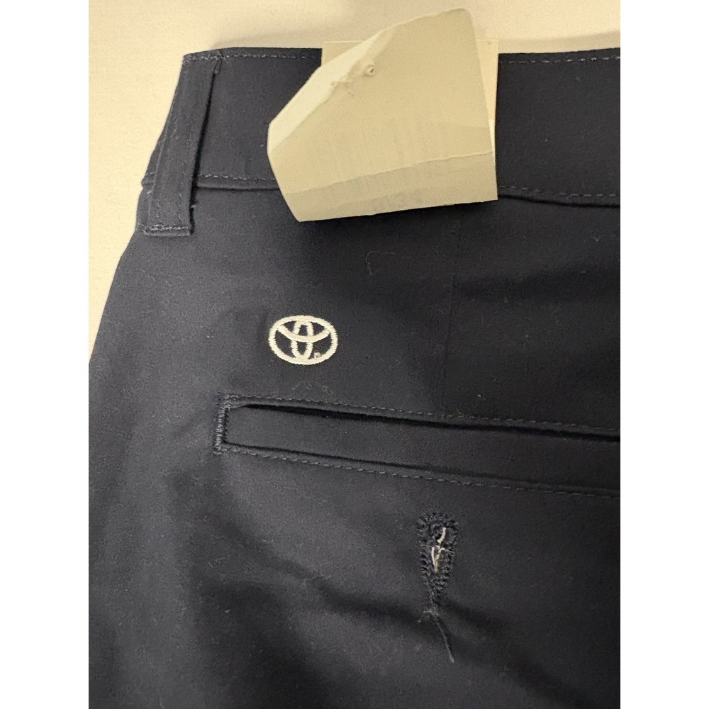 NWT Dickies Toyota Uniform Work Pants Women's Size 8x34 Blue Relaxed Straight - Picture 10 of 11